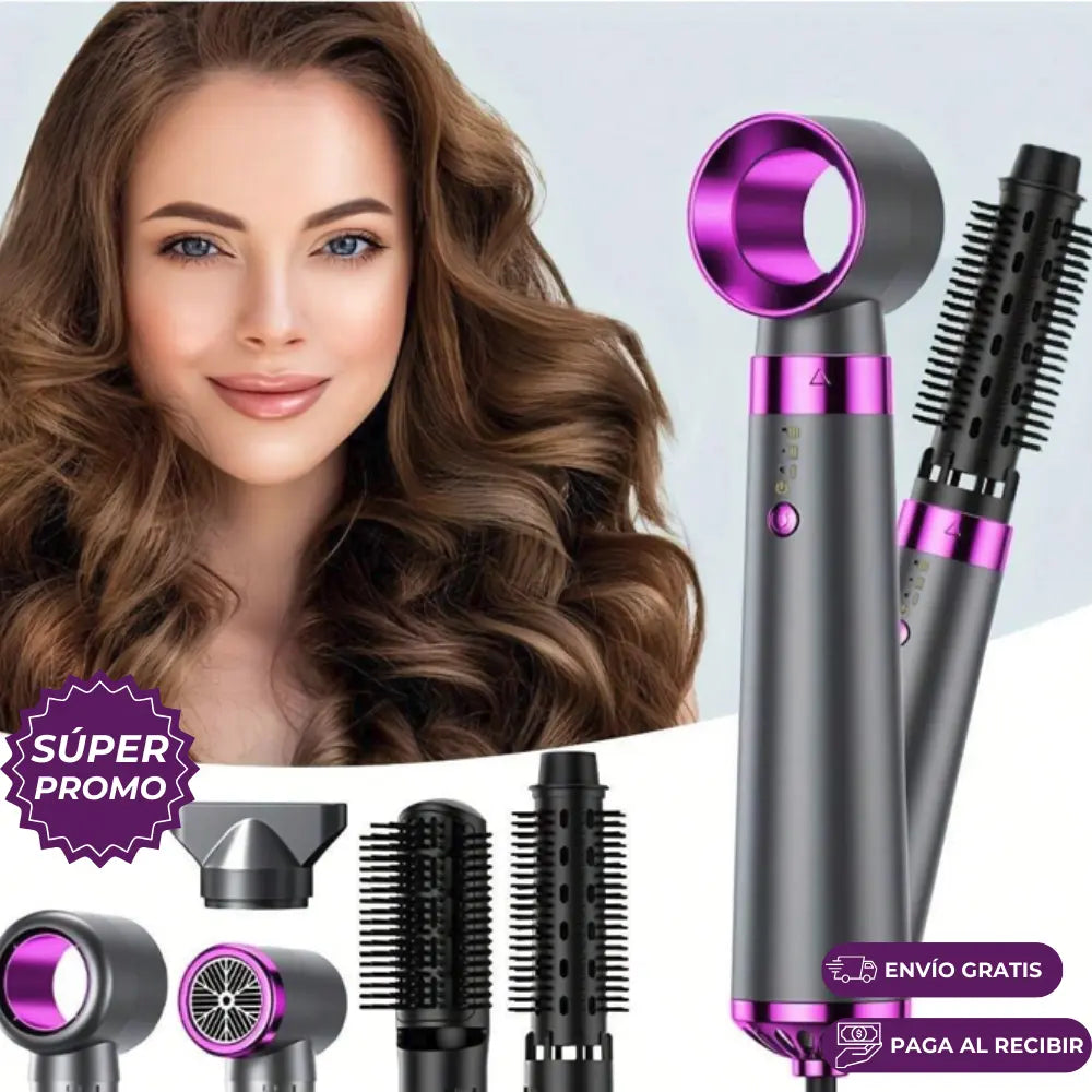 HairFlow - Cepillo 5 en 1