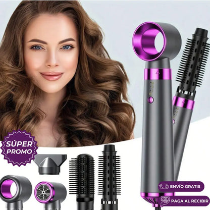 HairFlow - Cepillo 5 en 1