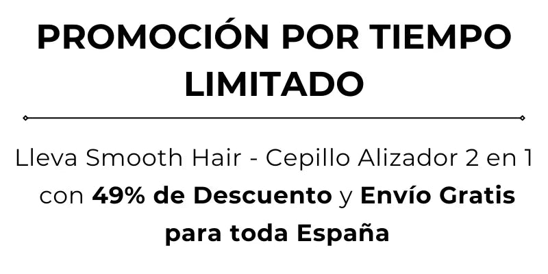 Smooth Hair®- Cepillo Alisador 2 en 1